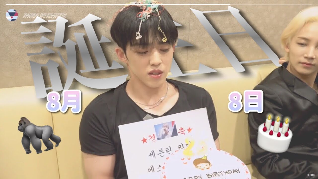 SEVENTEEN/세븐틴] 🦍8月8日はエスクプスの誕生日！🎂【日本語字幕