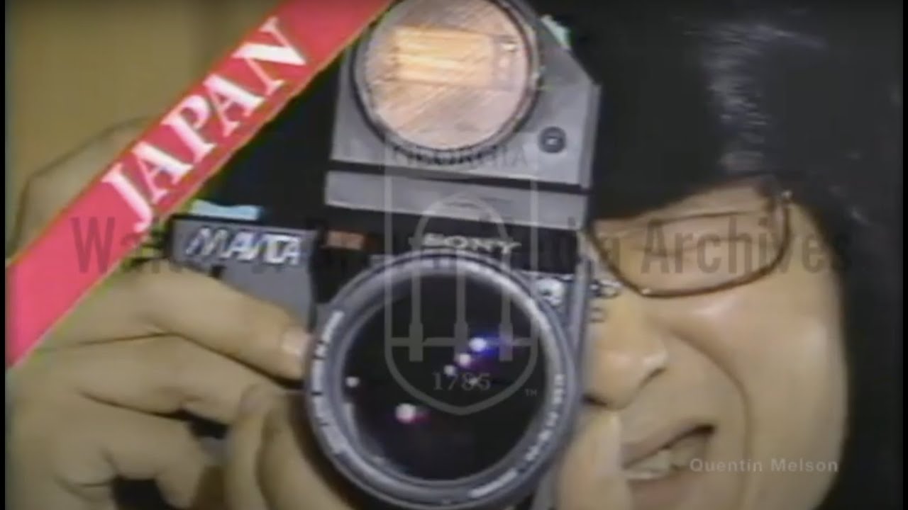 Sony CEO Akio Morita Unveils the Mavica Camera (August 26, 1981
