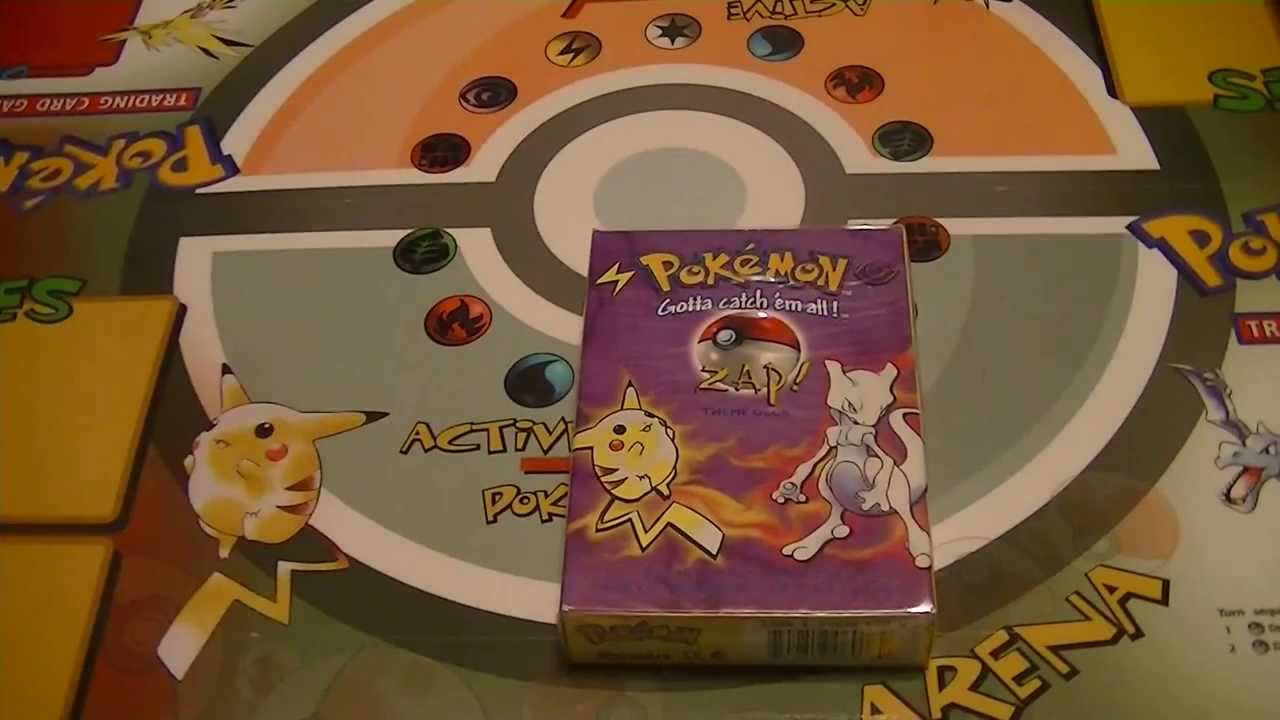 Unboxing Pokemon Zap! Base Set Theme Deck - YouTube