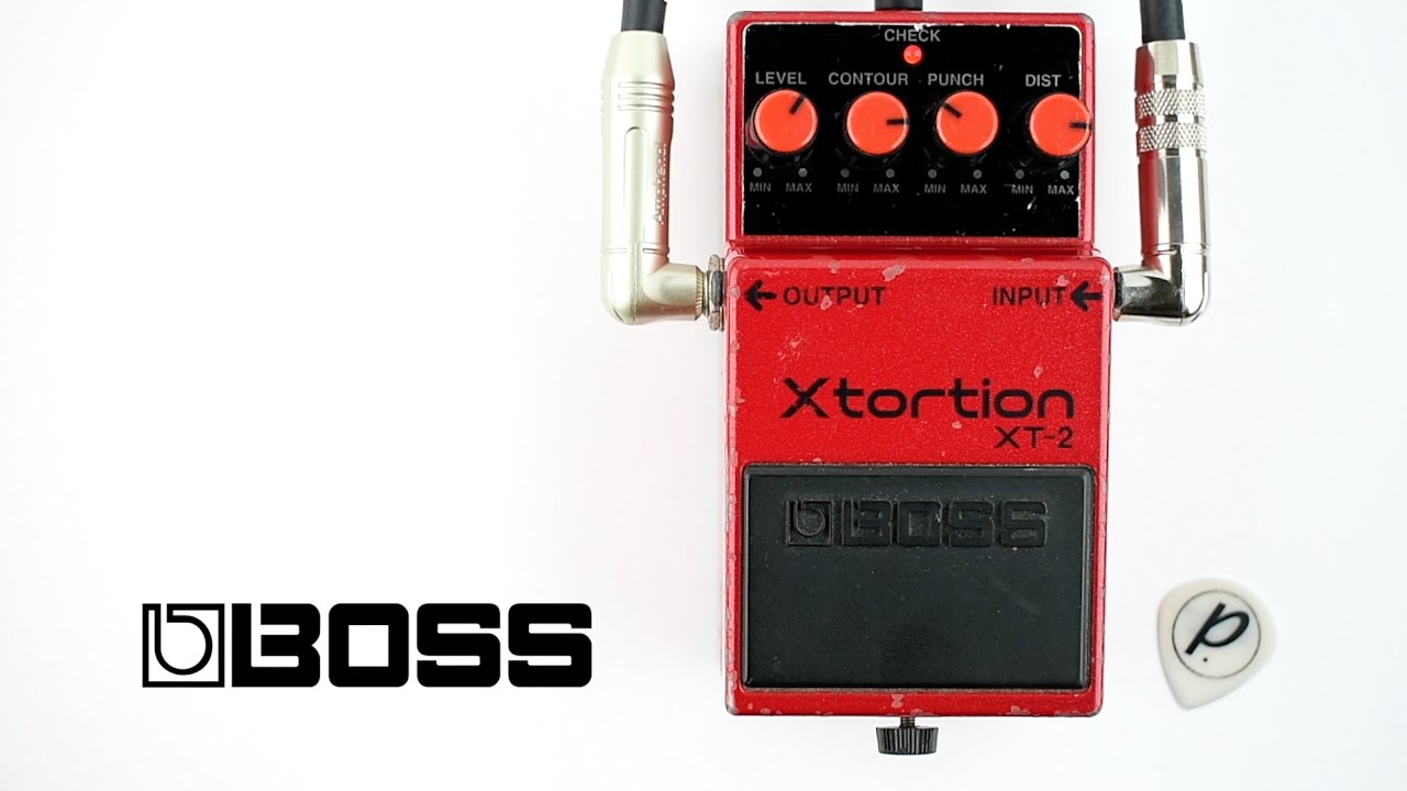 Boss // XT-2 Xtortion Distortion (Demo) - YouTube
