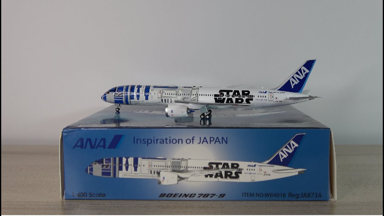 STUNNING AVIATION400 ANA STAR WARS LIVERY BOEING 787-9 UNBOXING