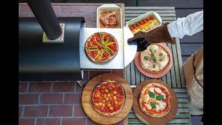 ポータブルピザオーブンKABUTO - YouTube