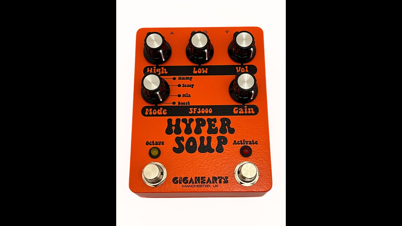 Gigahearts FX Launches Mashed Voltaire Deluxe and Hyper Soup Fuzz