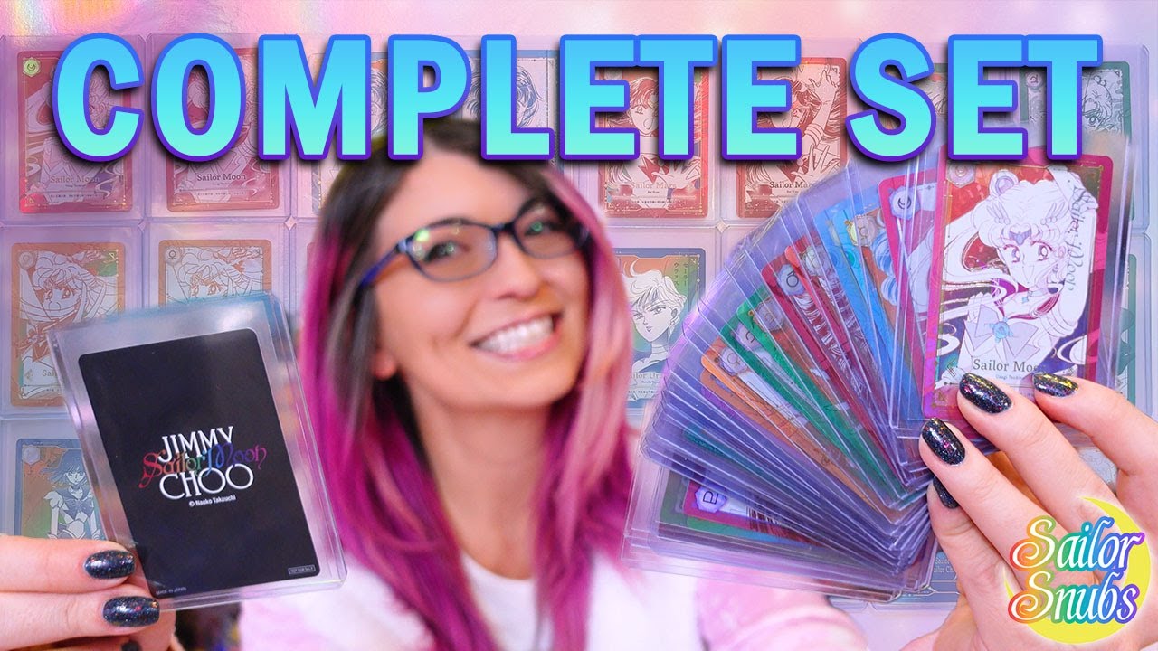 Full 24 Card Set! Jimmy Choo x Sailor Moon Collectible Cards