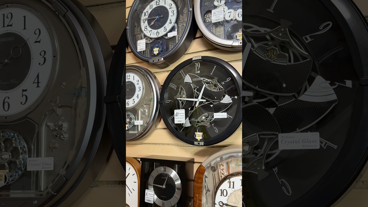 Seiko QXM621KRH “Onyx” Melodies in Motion Dancing Dial Musical