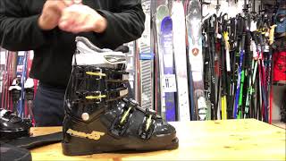 23cmのみ・ヘルト スキーブーツ 2023 KRONOS-55 ブラック×ホワイト（22