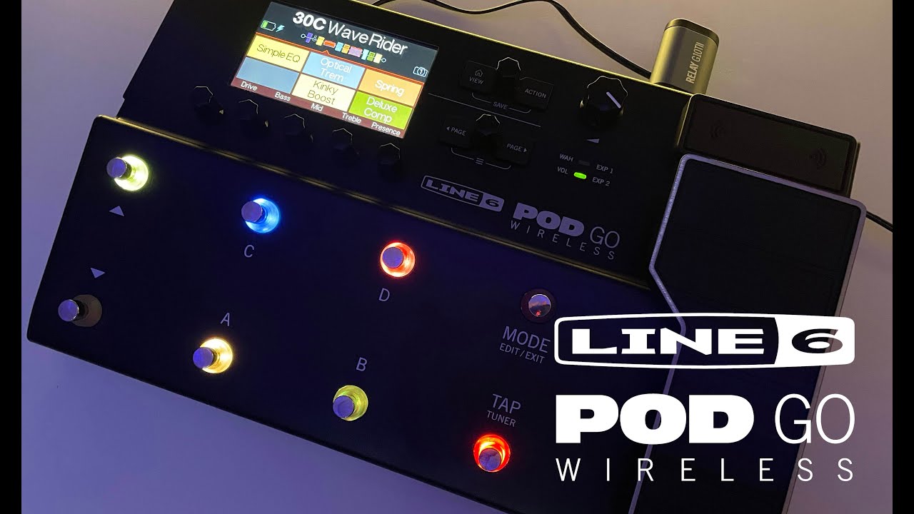 Enjoy the freedom of wireless with top-notch sound. The Line 6 POD