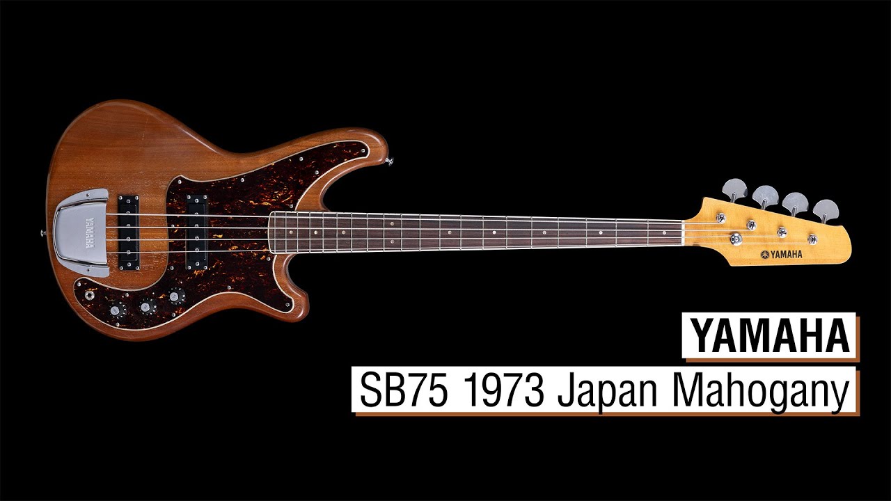 Yamaha SB75 1973 Japan Mahogany - YouTube