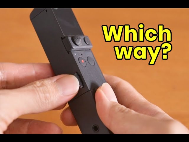 Correct way of inserting microSD card | DJI Pocket 2 マイクロSD
