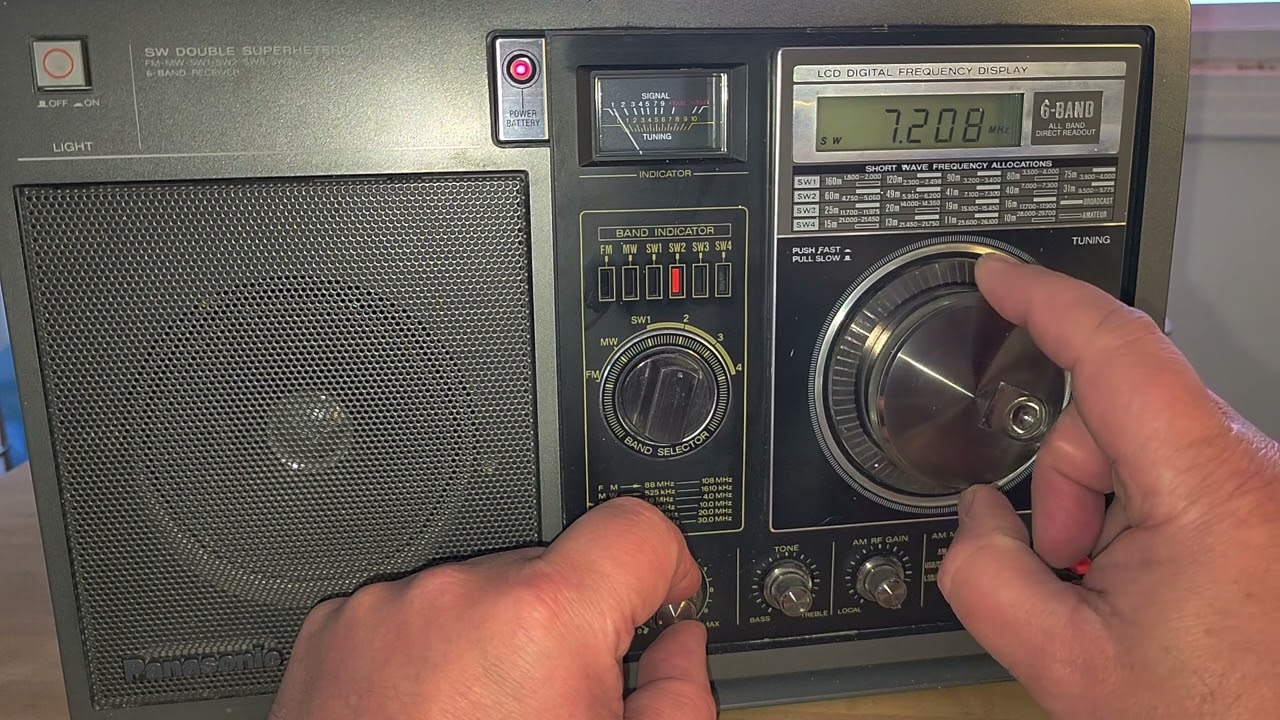 Holiday Memories Panasonic RF-B300 Portable receiver from the 80s