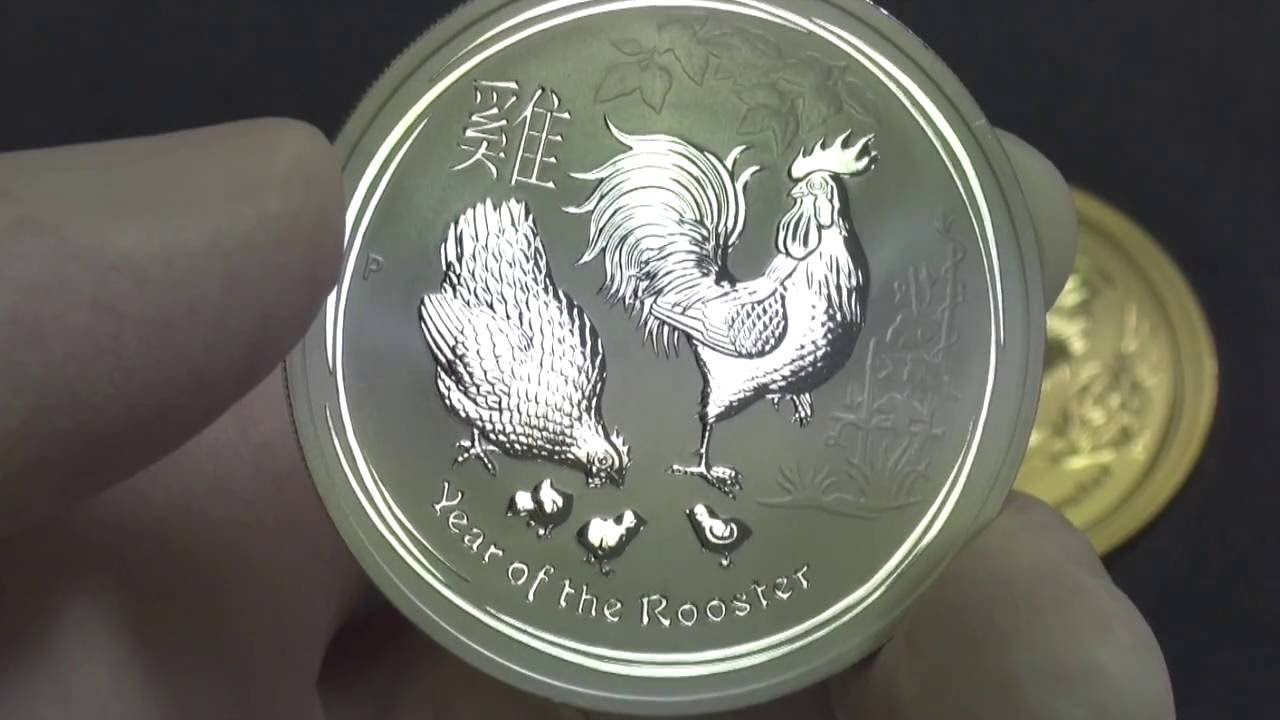 にわとり1オンス銀貨・2017・オーストラリア【送料80円】即決② 2017