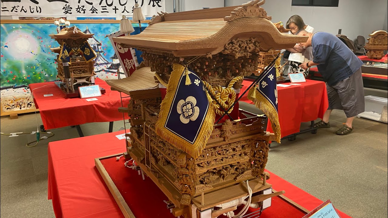 岸和田だんじり会館🌈北町のすごくよく出来た👏ミニだんじり。2025.7