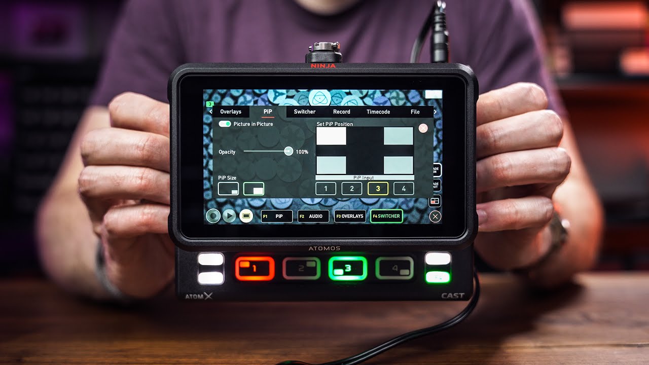 Live Testing the AtomX CAST Switcher for Atomos Ninja V - YouTube