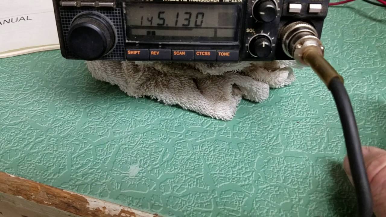 Kenwood TM-221A 2 Meter FM Transceiver - YouTube
