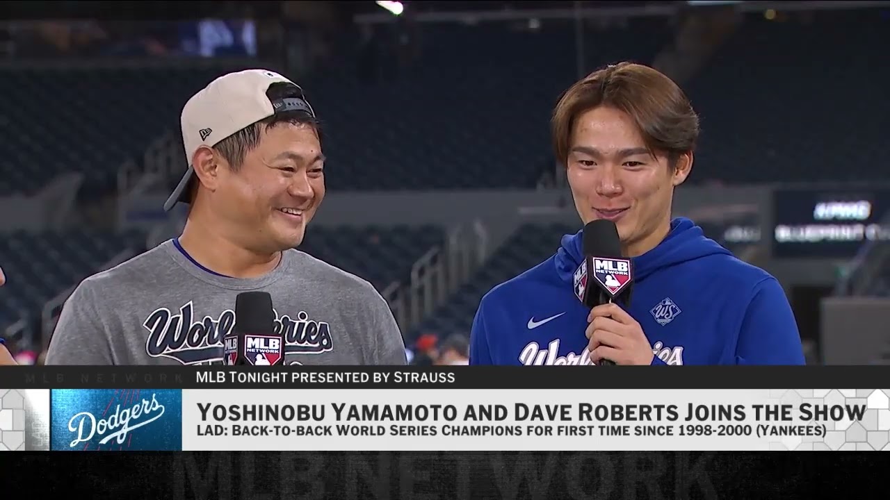World Series MVP Yoshinobu Yamamoto speaks about his EPIC October