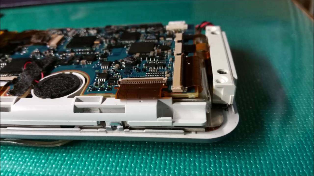 CLIE PEG TG50 分解とバッテリー交換 - YouTube