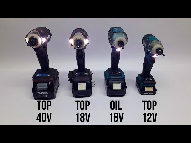 Best Makita 40v Impact Driver VS Best Makita 18v Impact Driver VS