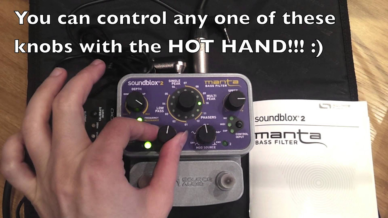 Review Demo - Source Audio Manta Bass Envelope Filter - YouTube