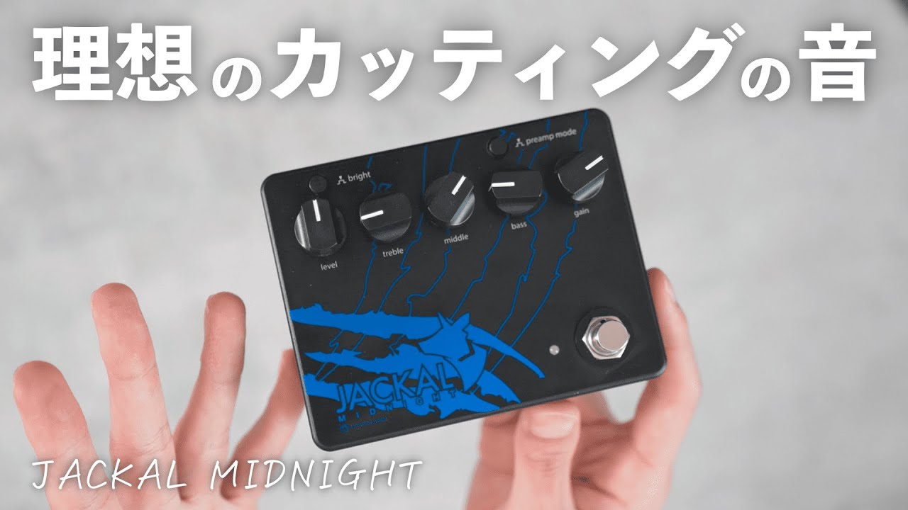 音作りの肝】愛用エフェクターJACKALの色違い「MIDNIGHT」が予想以上の