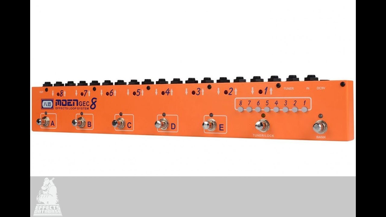 Moen GEC 8 Multi FX looper - YouTube
