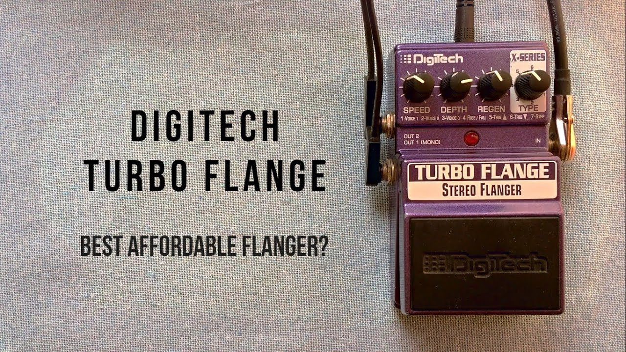 Digitech Turbo Flange (Best affordable flanger pedal?) - YouTube