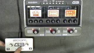 Zoom G3 G3X firmware 2.0 ashbass Patch Select Mod - YouTube