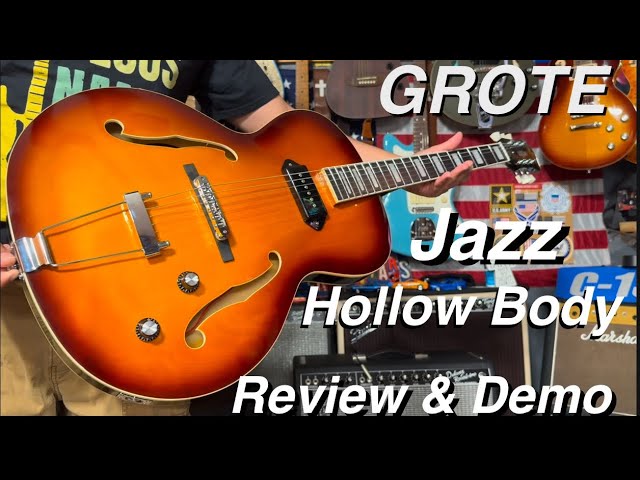 GROTE Jazz Hollow Body P90 Review & Demo - YouTube