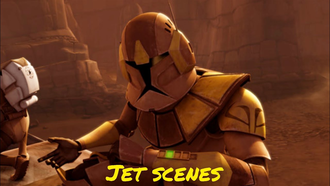 All Commander Jet scenes - The Clone Wars - YouTube