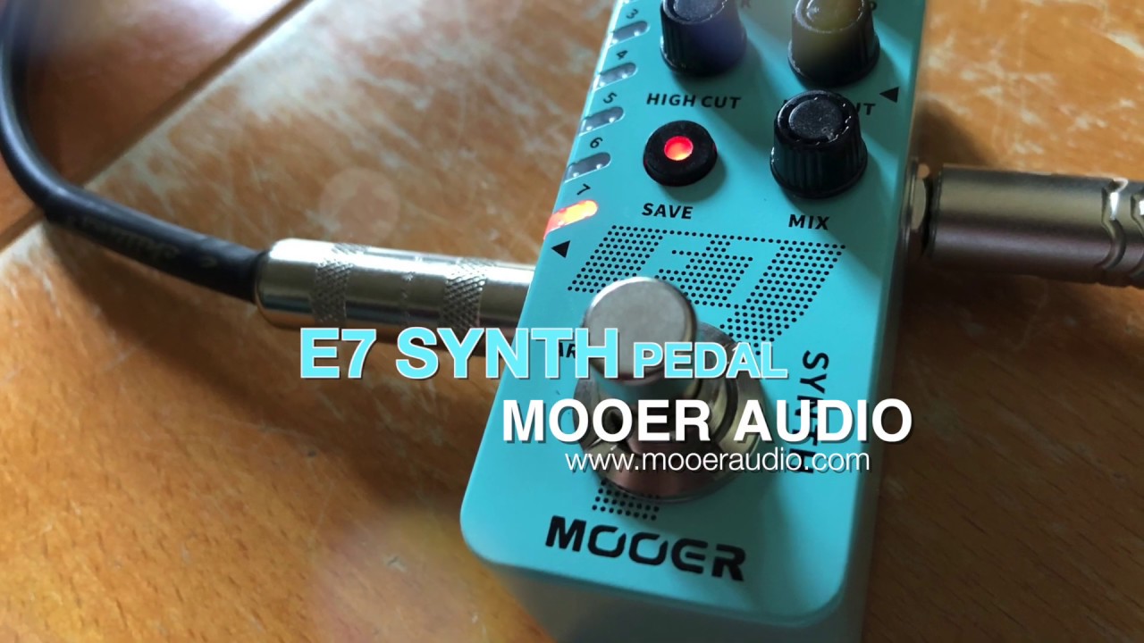 Mooer E7 Synth Pedal - YouTube