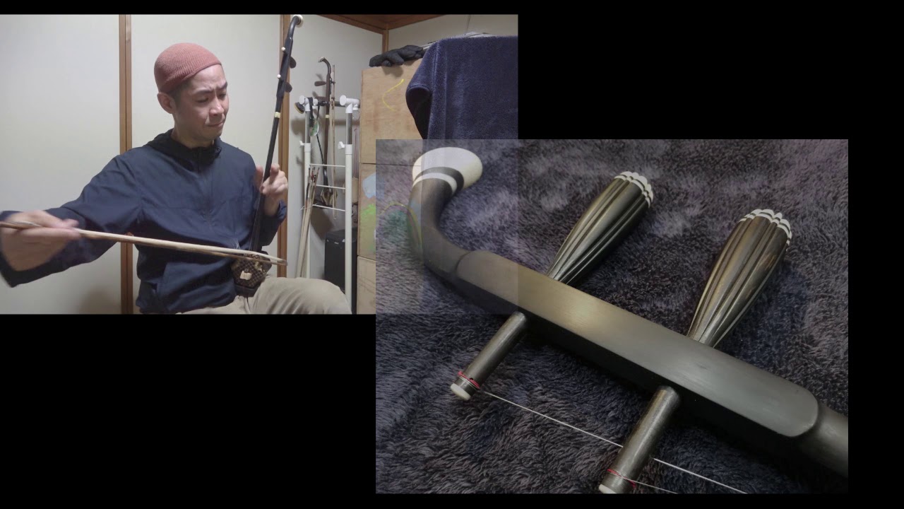 中古二胡 ＞十三堂楽器黒檀二胡403＜売切れ＞ - YouTube