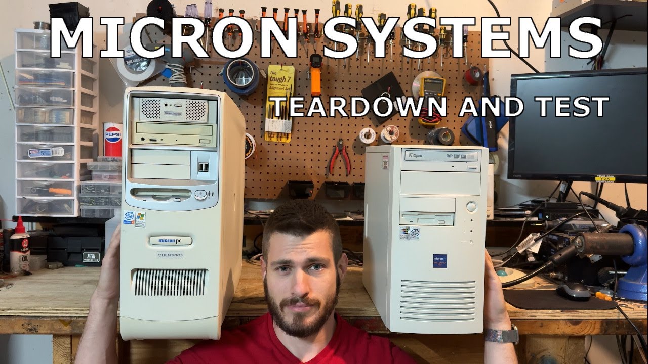 Checking out some Micron systems from the 2000's - YouTube