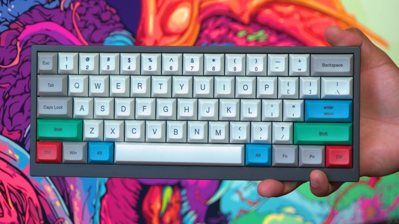 Vortex Tab 60 Review! New Bluetooth 60% Keyboard! - YouTube