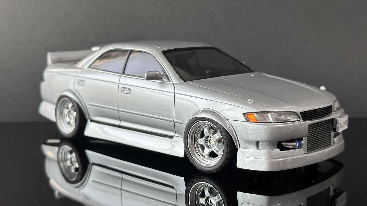 Full build] TOYOTA Mark 2 JZX90 - Car Model 1/24 (Fujimi) - YouTube