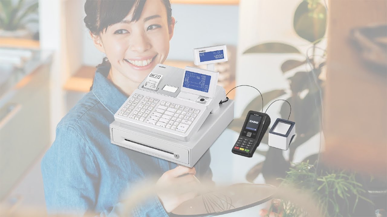 SR-S4000-EX｜CASIOのレジスターとキャッシュレス決済サービス