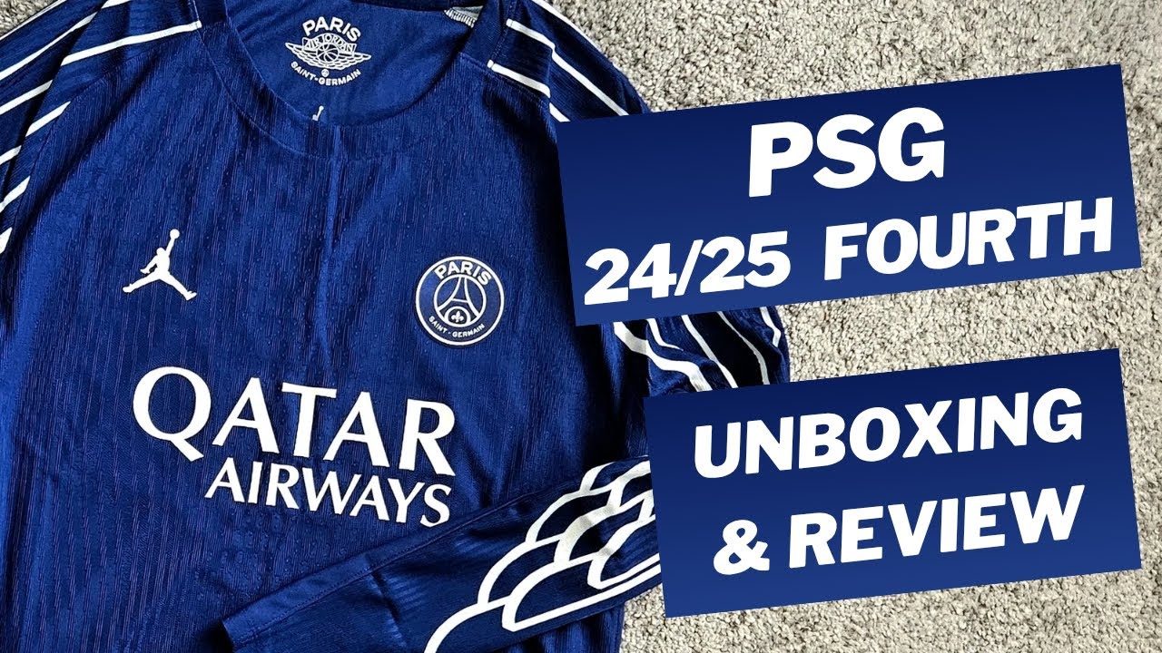 PSG 2024/25 fourth match shirt (Dri-FIT ADV) Unboxing & Review