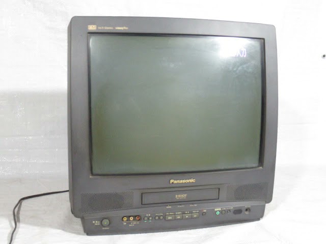☆Panasonic パナソニック 2-SHOT VHS テレビデオ ブラウン管テレビ