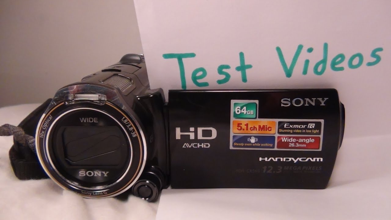 2011 Sony Handycam HDR CX560 Test Videos - YouTube