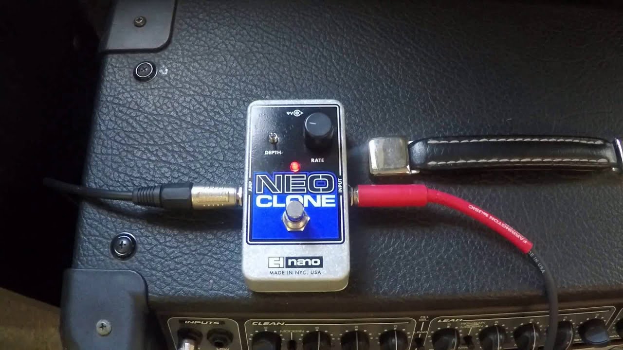 Electro-Harmonix Neo Clone Chorus Demo - YouTube