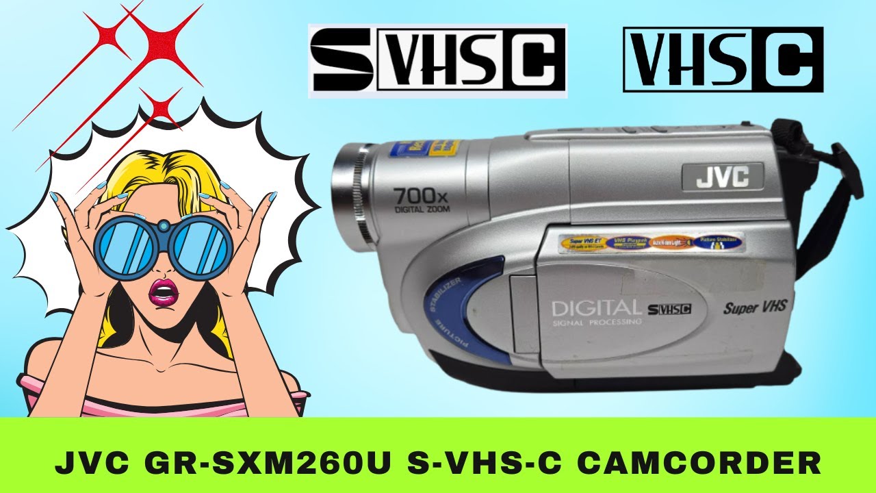 JVC GR SXM260U S-VHS-C Camcorder (2003) : Specs and Features - YouTube