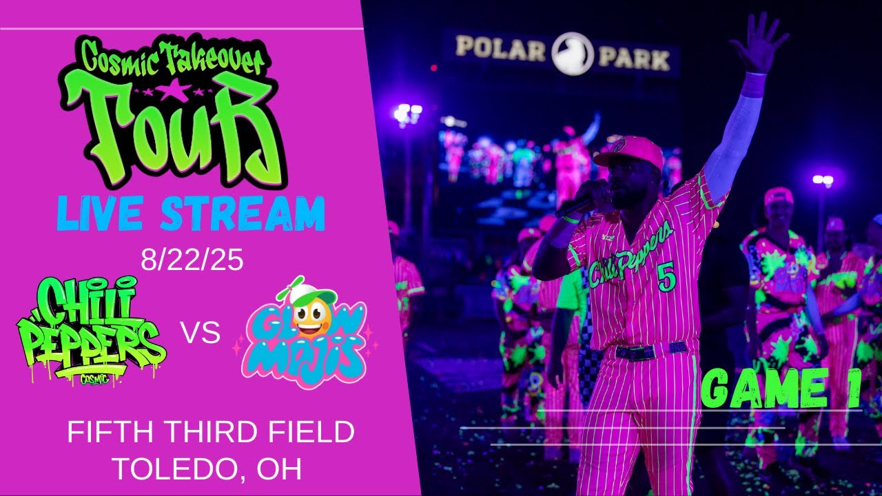 Cosmic Baseball Broadcast - 8/22/25 - Tri-City Chili Peppers vs