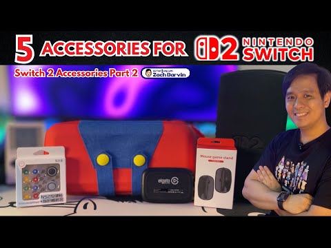 Switch 2 Accessories Review – Mouse Stand, Button Caps, Capture