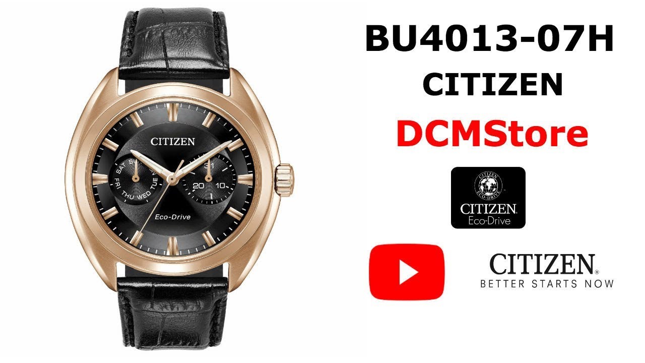 BU4013-07H Citizen EcoDrive Paradex Gold Tone  DCMStore