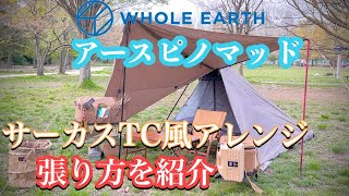 WHOLE EARTH】アースピノマッド サーカスtc風アレンジを紹介！少し