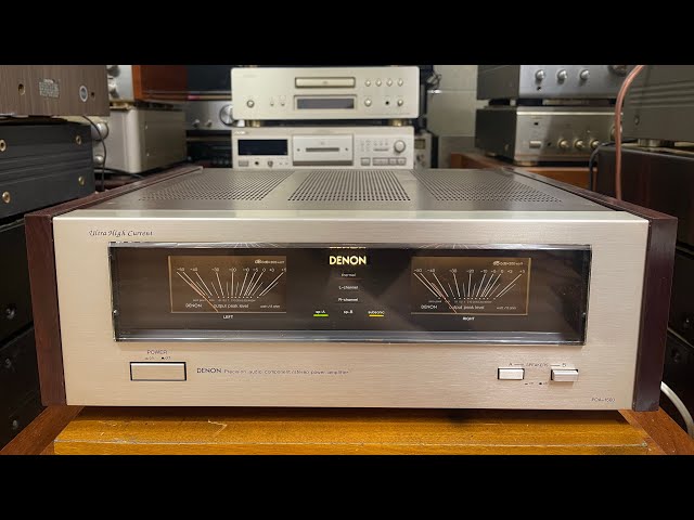Power Denon Poa-1500 [370w] sounds good, beautifully displayed