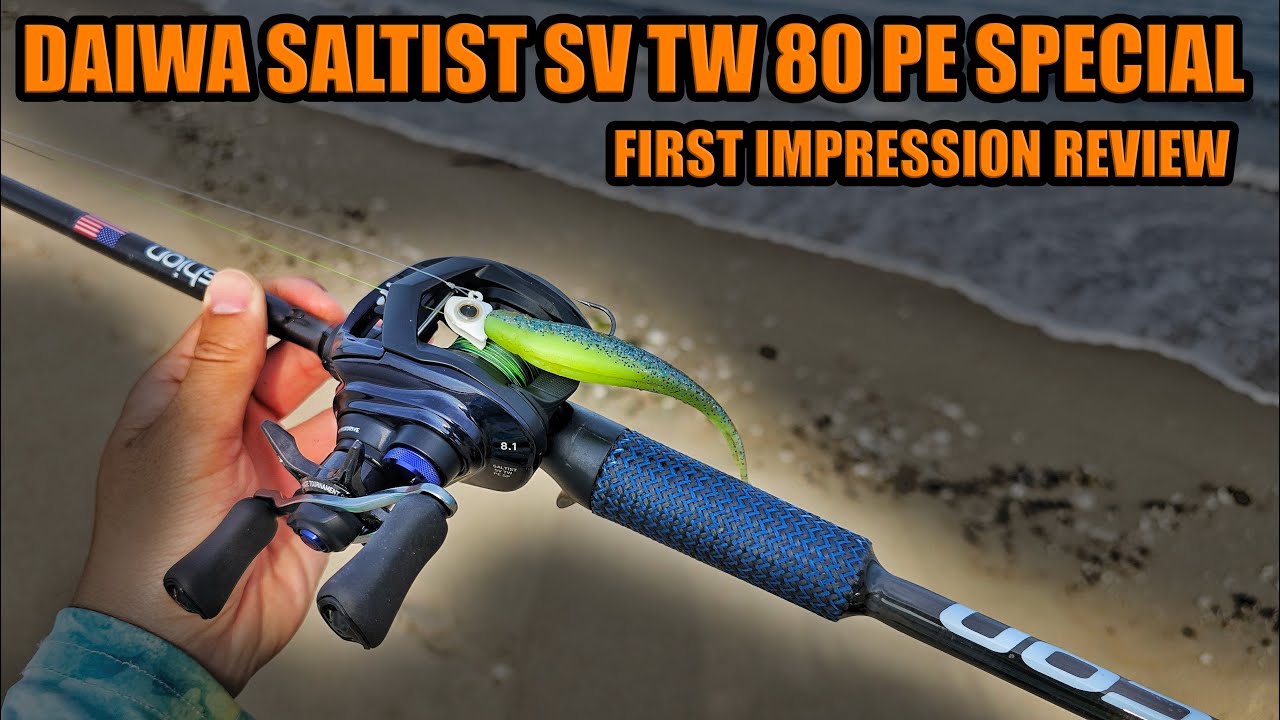 Daiwa Saltist SV TW 80 PE Special - First Fishing Impression on