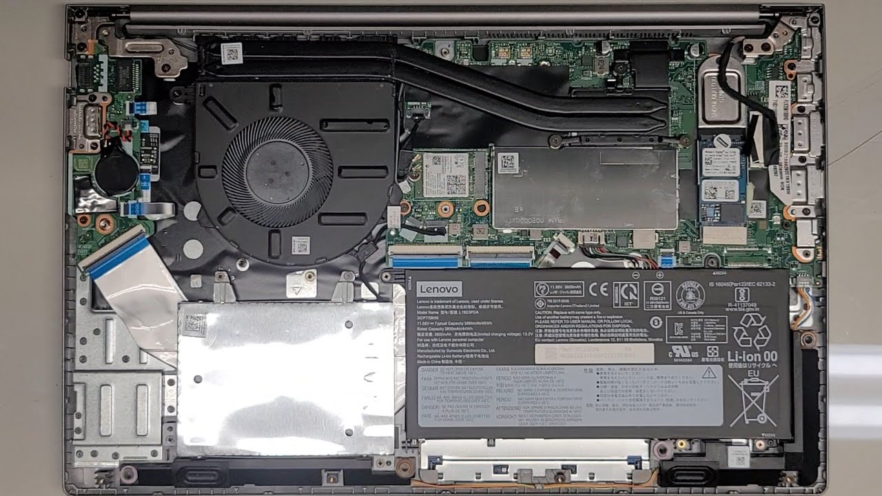 Lenovo ThinkBook 15 G2ITL Disassembly RAM SSD Hard Drive Upgrade