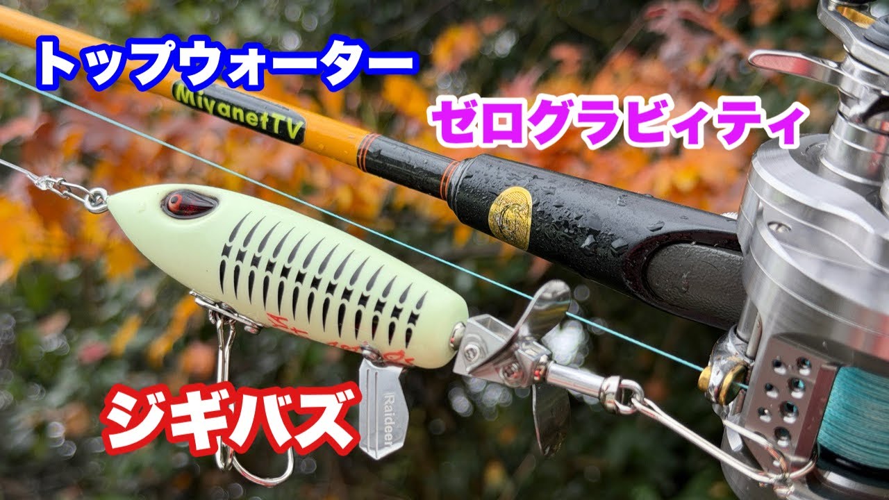 冬のトップウォーター】Zero Gravity ジギバズで釣れた！Miyanet
