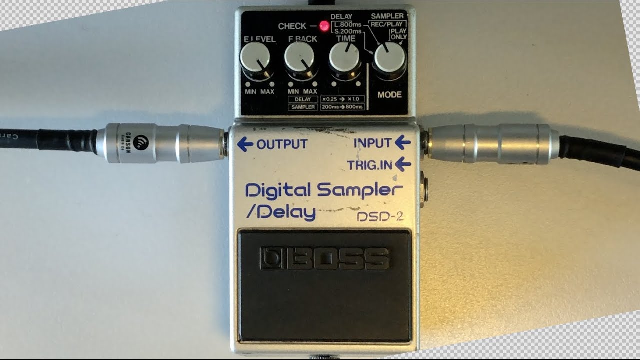 BOSS DSD-2 Digital Sampler / Delay - YouTube