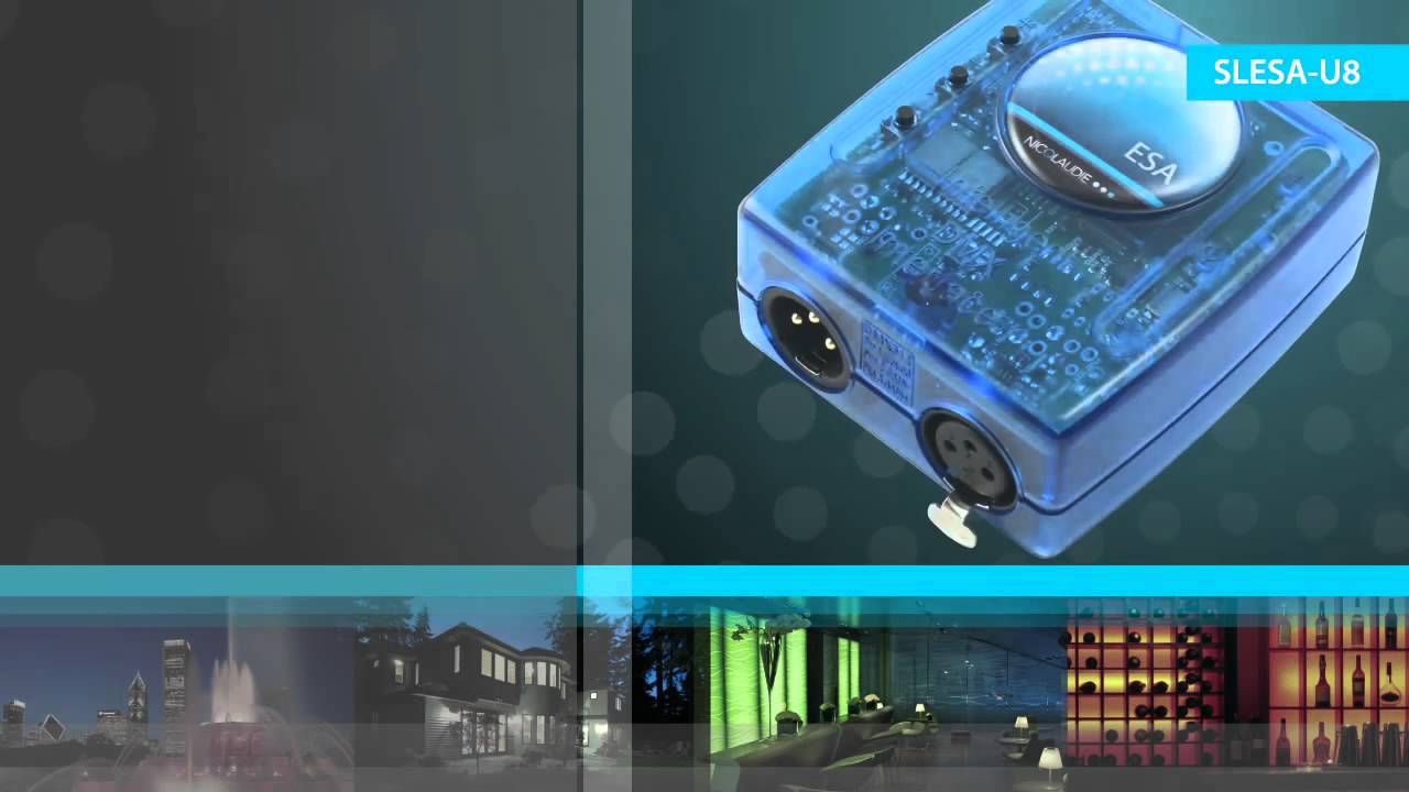 NICOLAUDIE（ニコラウディー）『SLESA-U9』DMXインターフェース