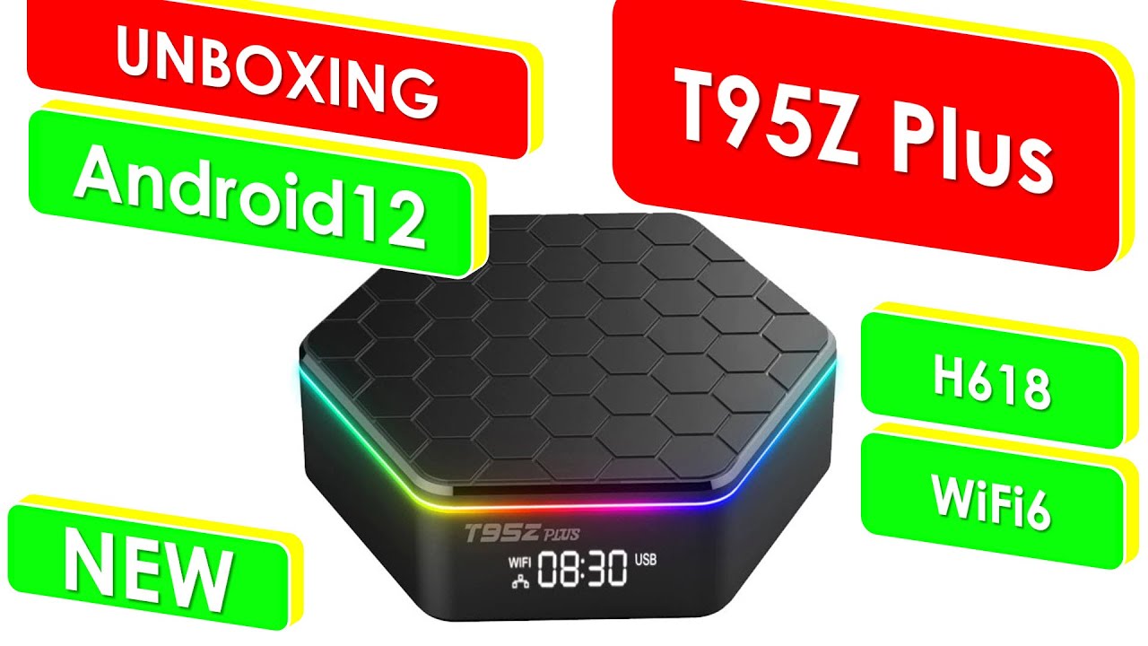 T95Z PLUS ANDROID 12 TV BOX 4GB 32GB UNBOXING FIRST BOOT - YouTube